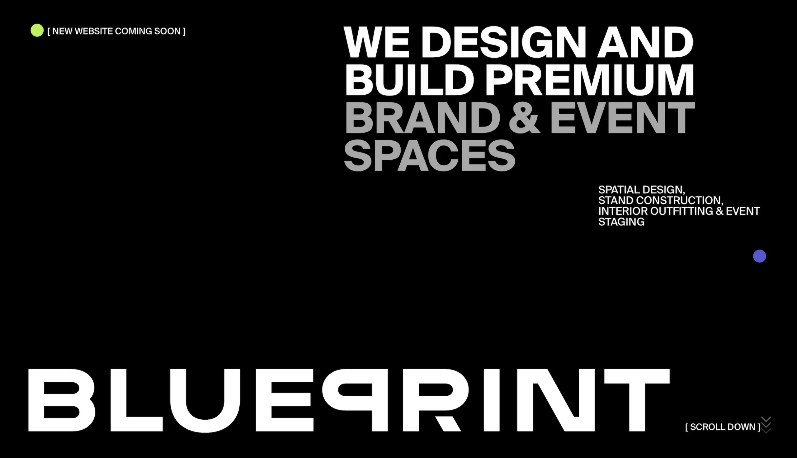 Blueprint AES - Landing Page